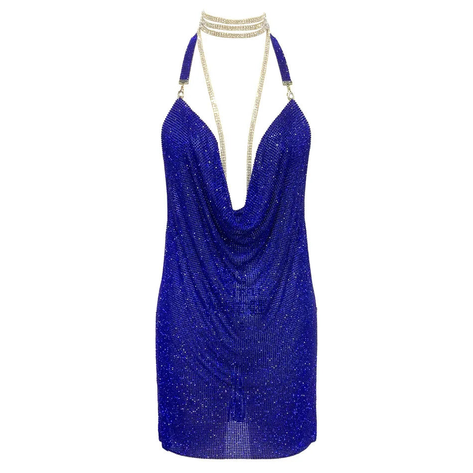 Kendall Rhinestone Mini Dress