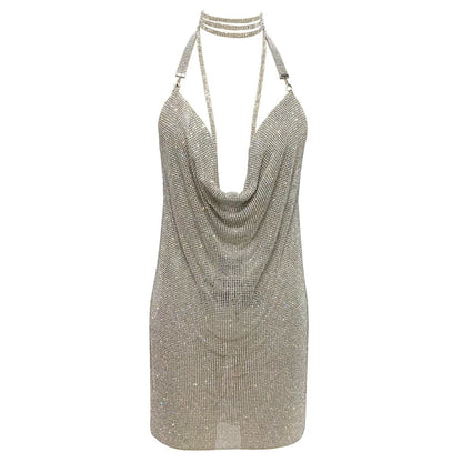 Kendall Rhinestone Mini Dress