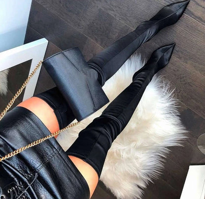 Over The Knee Heeled Boots