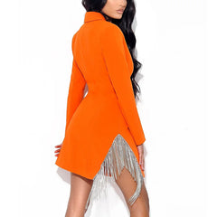 Dania Tassel Blazer Dress