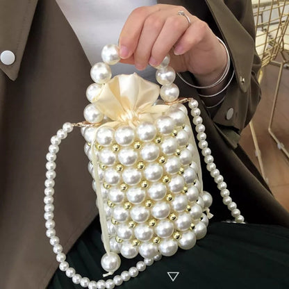 Her Pearls Beading Tote Bag Fashion Closet Clothing