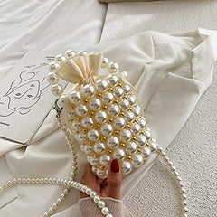 Her Pearls Beading Tote Bag Fashion Closet Clothing