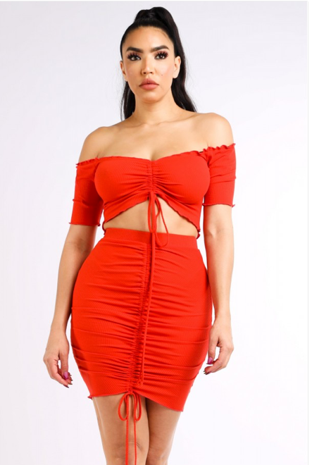 Hot n' Spicy Set - Red Fashion Closet Clothing