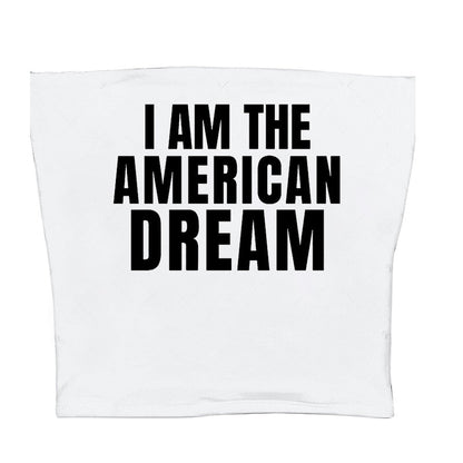 I Am The American Dream Crop Top Fashion Closet Clothing