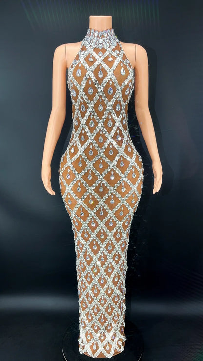 I Like It Shiny Maxi Dress Fashion Closet Clothing