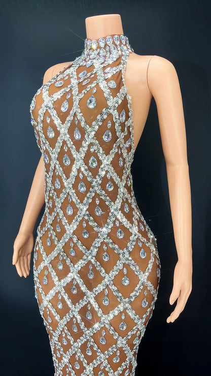 I Like It Shiny Maxi Dress Fashion Closet Clothing