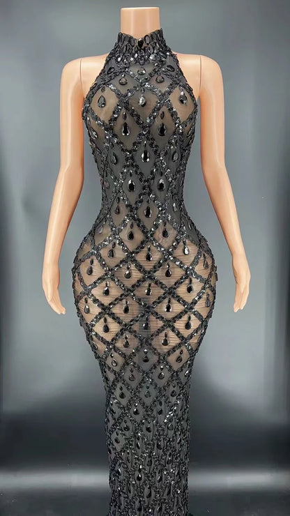 I Like It Shiny Maxi Dress Fashion Closet Clothing