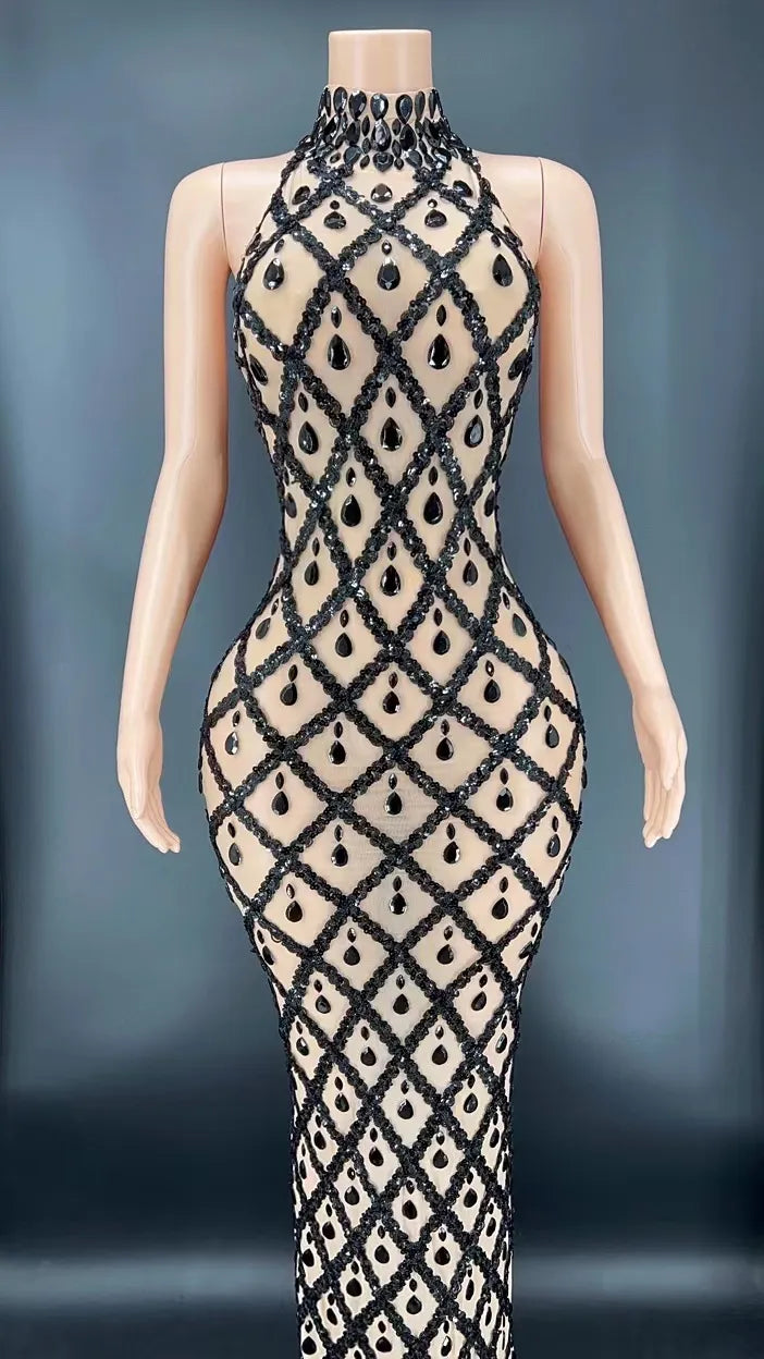 I Like It Shiny Maxi Dress Fashion Closet Clothing