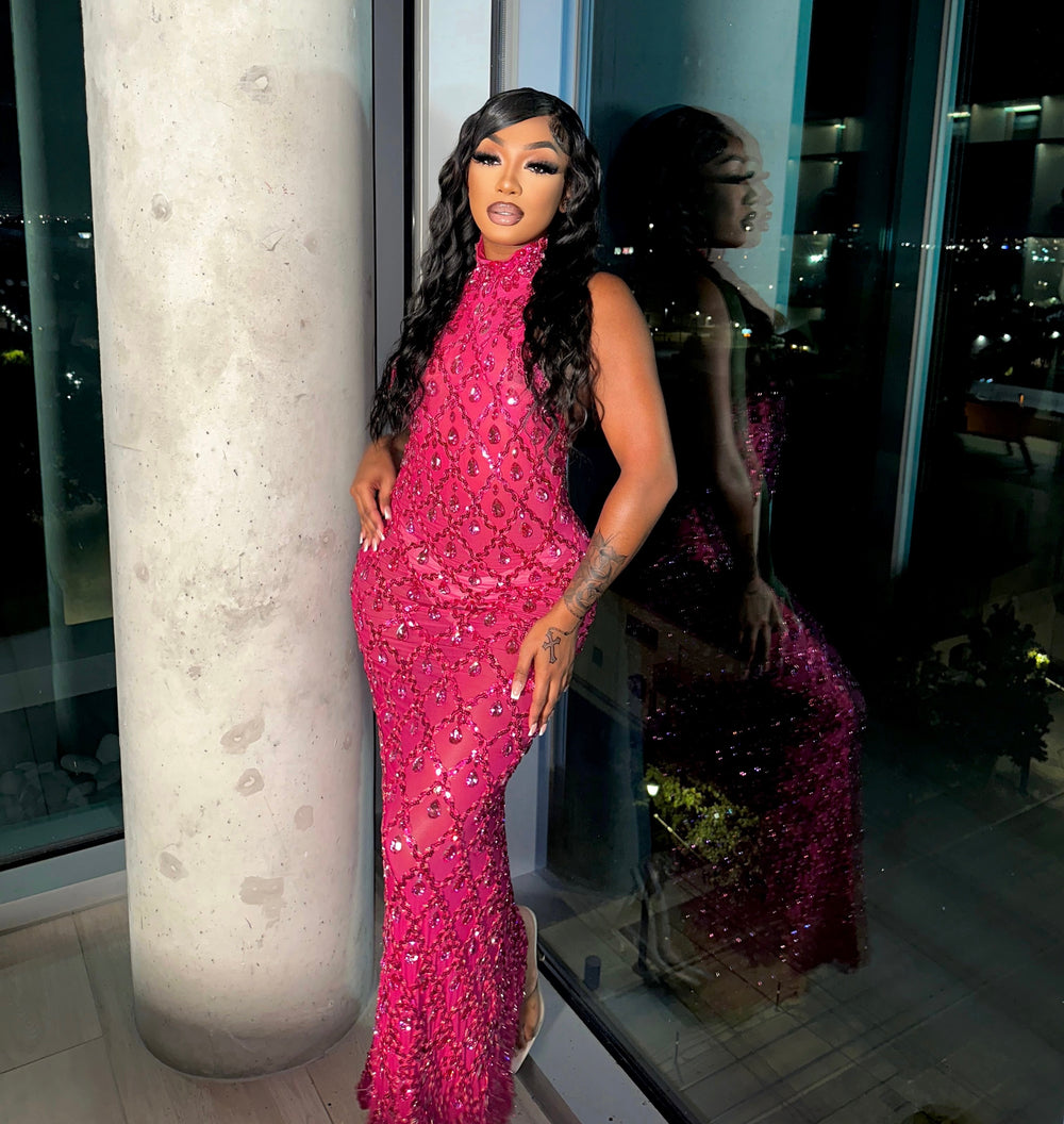 I Like It Shiny Maxi Dress Fashion Closet Clothing