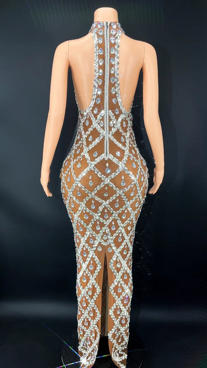 I Like It Shiny Maxi Dress Fashion Closet Clothing