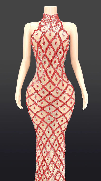 I Like It Shiny Maxi Dress Fashion Closet Clothing