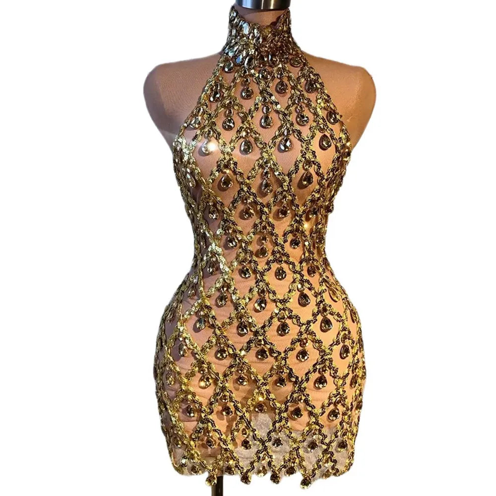I like It Shiny Mini Dress Fashion Closet Clothing