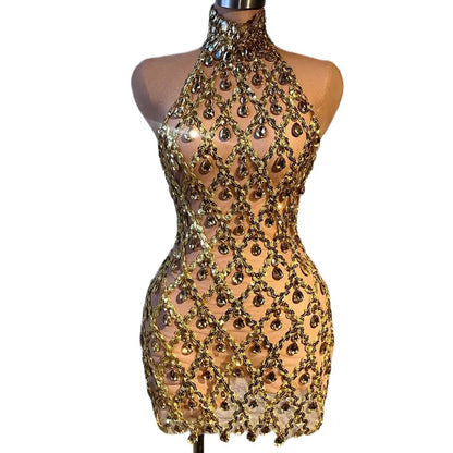 I like It Shiny Mini Dress Fashion Closet Clothing
