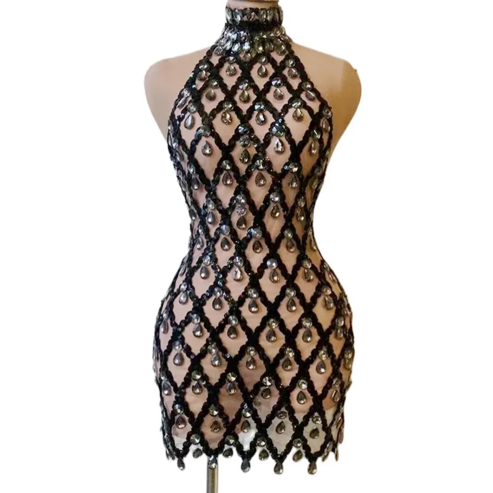 I like It Shiny Mini Dress Fashion Closet Clothing