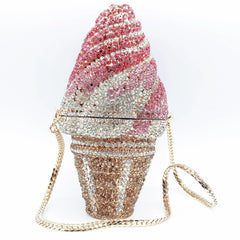 Ice Cream Crystal Purse Fashion Closet Clothing