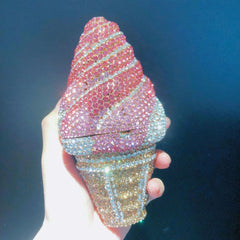 Ice Cream Crystal Purse Fashion Closet Clothing