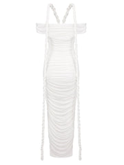 Iconic Braided Tassel Bodycon Dress Fashion Closet Clothing