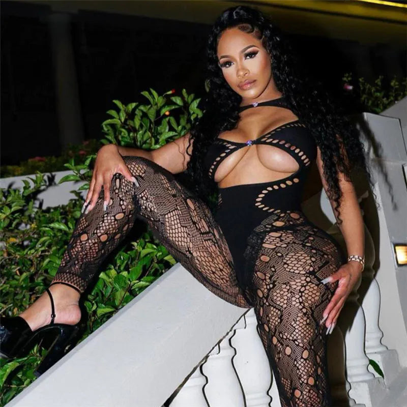 Jada Mesh Jumsuit Fashion Closet Clothing