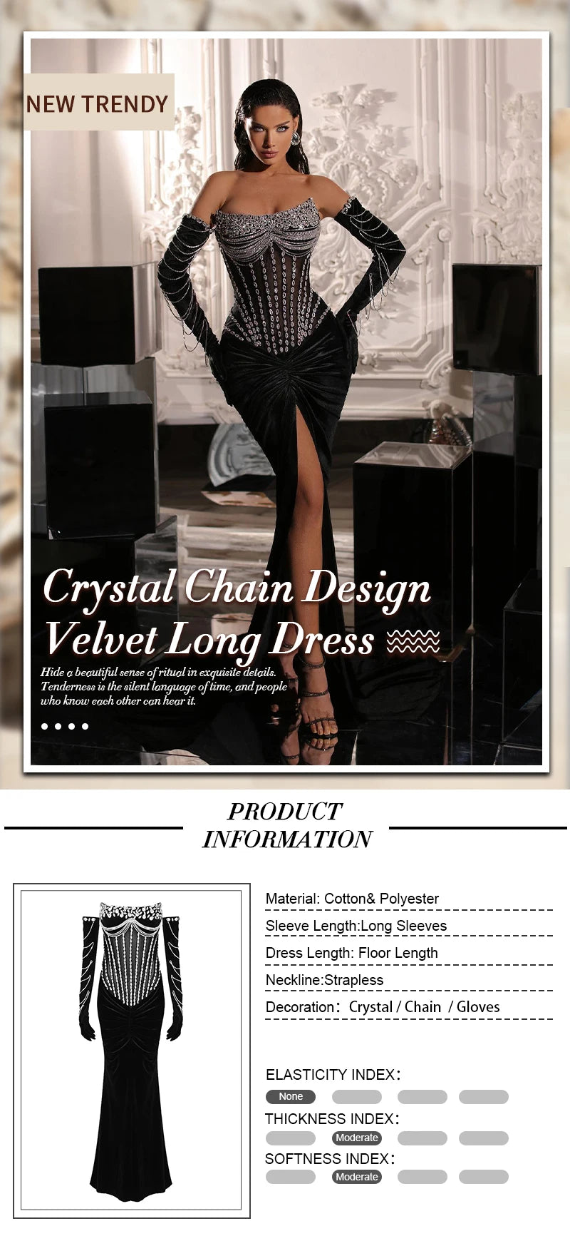 Janelle Velvet Maxi Dress Fashion Closet Clothing