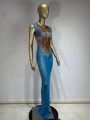 Jenn Sparkling Rhinestone Dress Fashion Closet Clothing