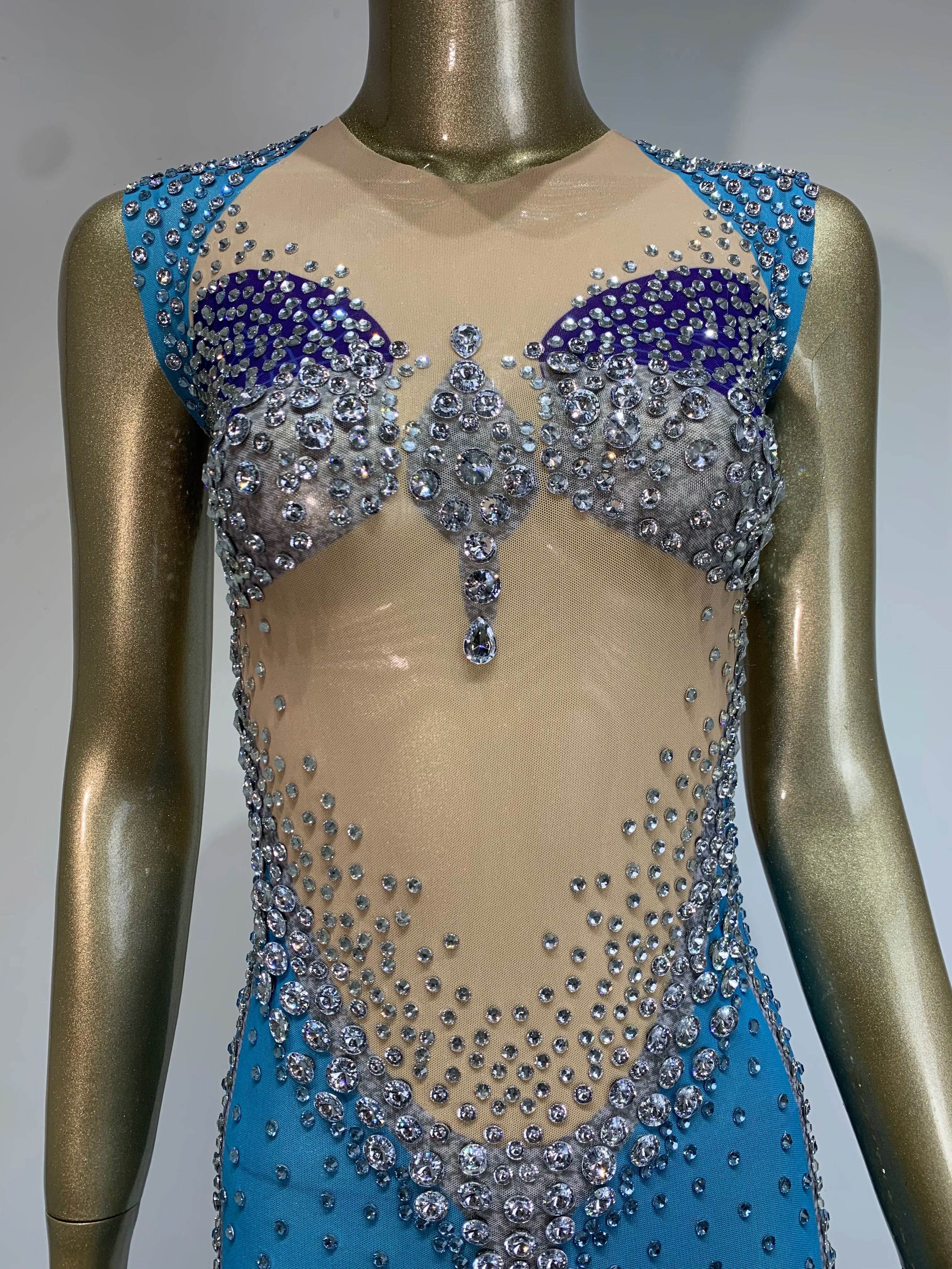 Jenn Sparkling Rhinestone Dress Fashion Closet Clothing