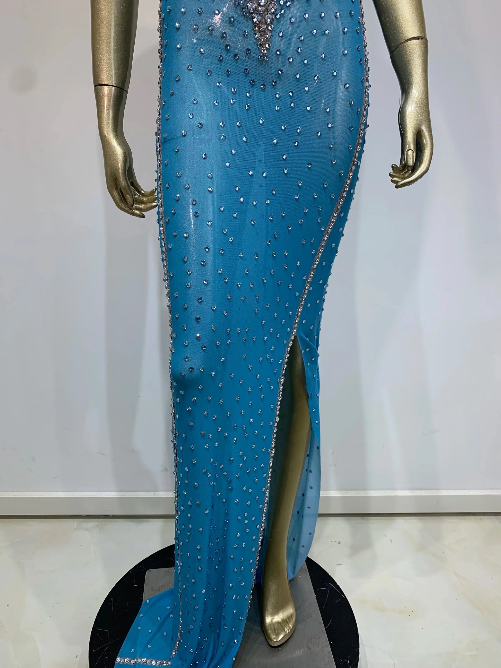Jenn Sparkling Rhinestone Dress Fashion Closet Clothing