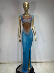 Jenn Sparkling Rhinestone Dress Fashion Closet Clothing