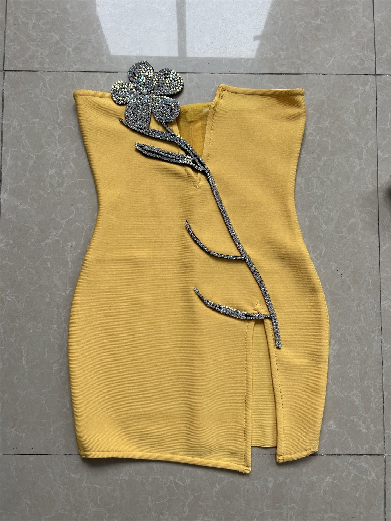 Jessi Embellished Bandage Dress Fashion Closet Clothing