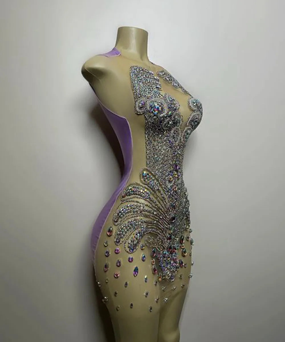 Jordyn Rhinestone Dress Fashion Closet Clothing