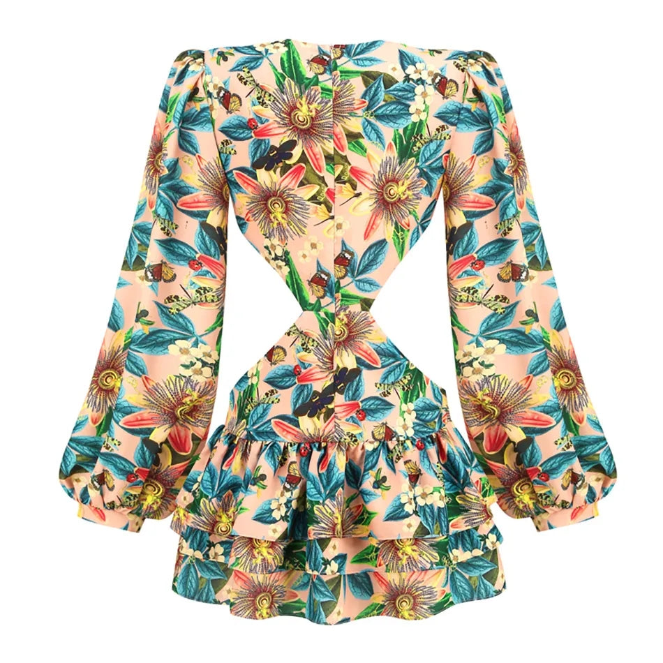 Josie Lantern Sleeve Mini Dress Fashion Closet Clothing