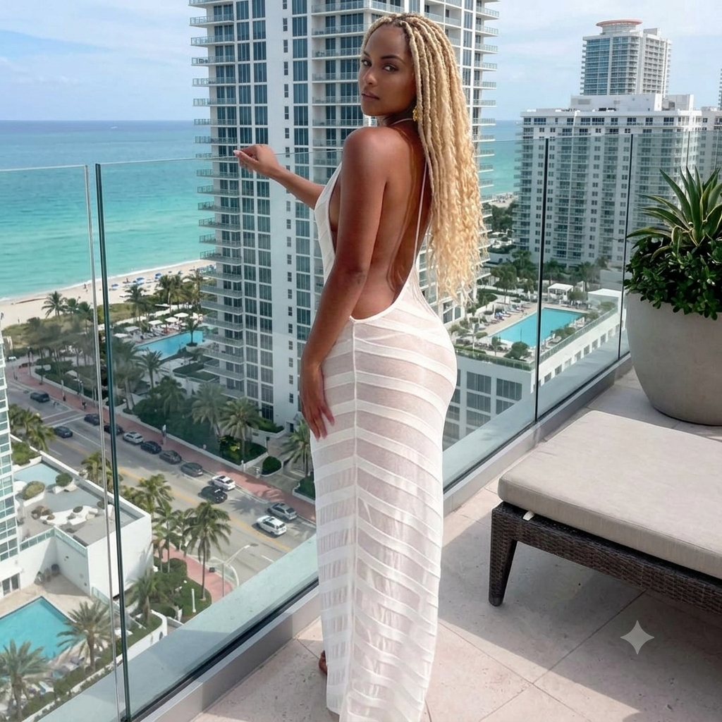 Robe dos nu Junia