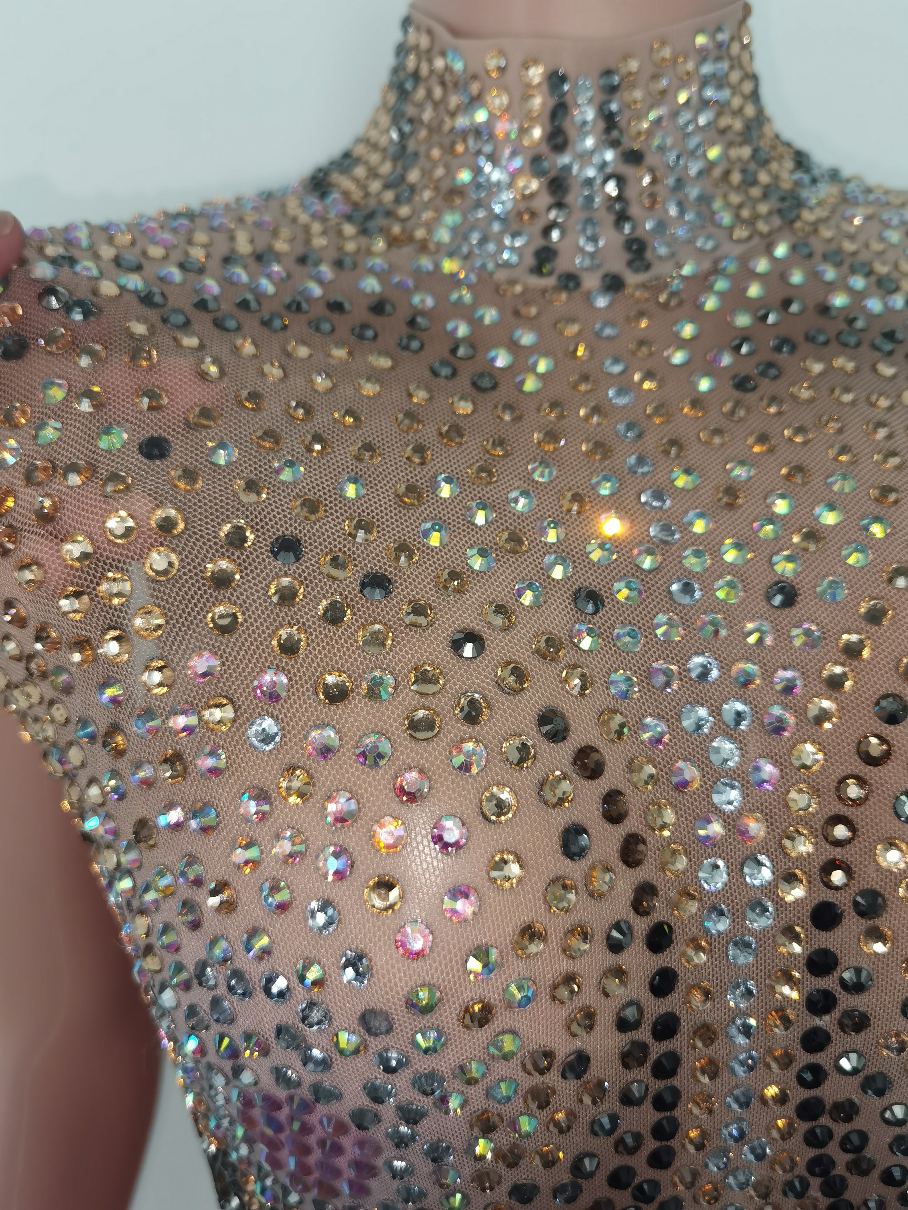 Justine Rhinestone Jumpsuit Fashion Closet Clothing