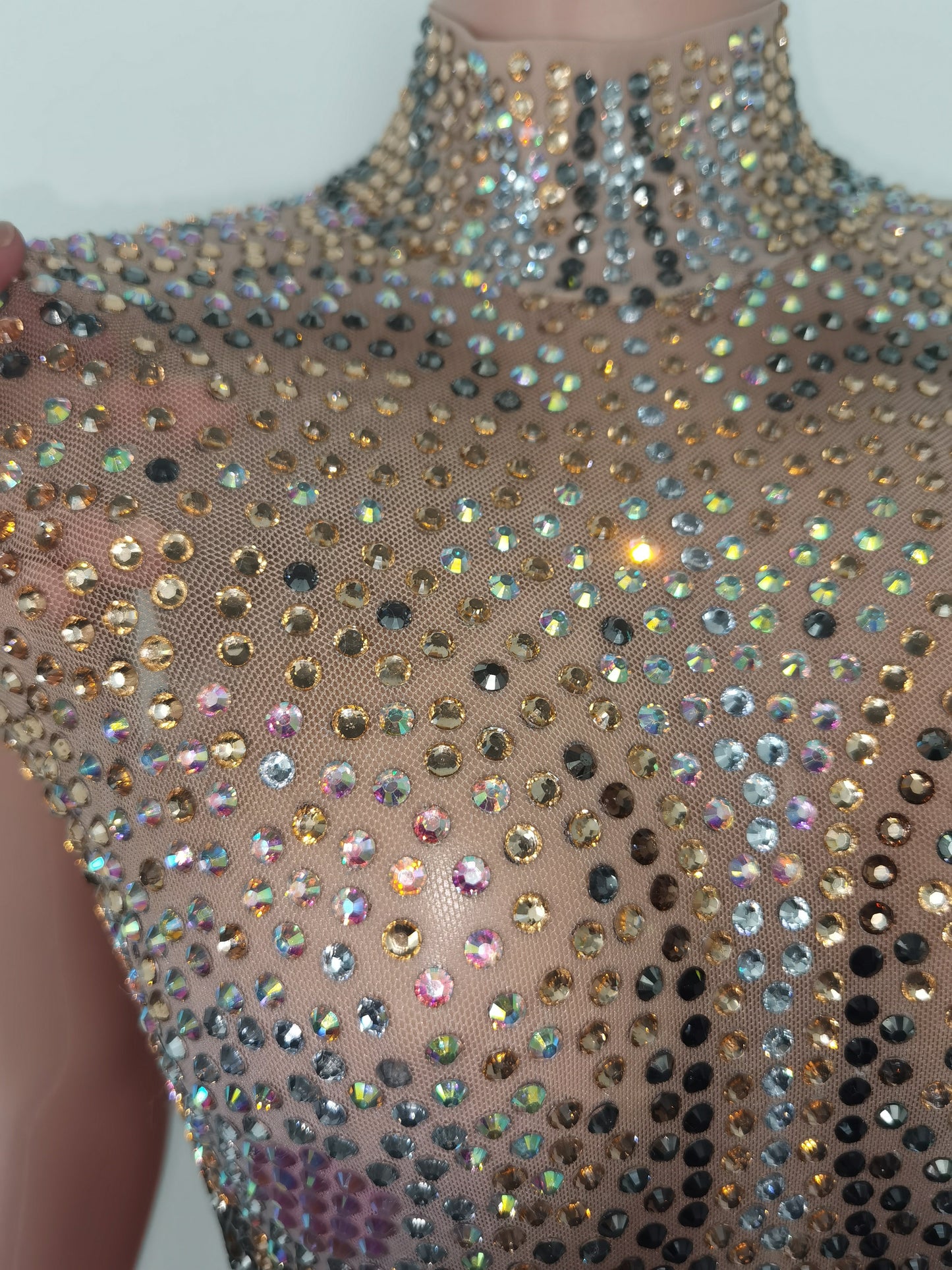 Justine Rhinestone Jumpsuit Fashion Closet Clothing