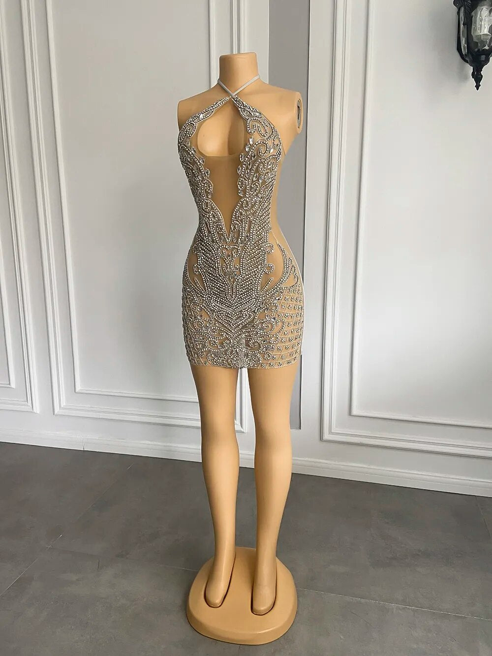 Kelsie Diamond Mini Dress Fashion Closet Clothing