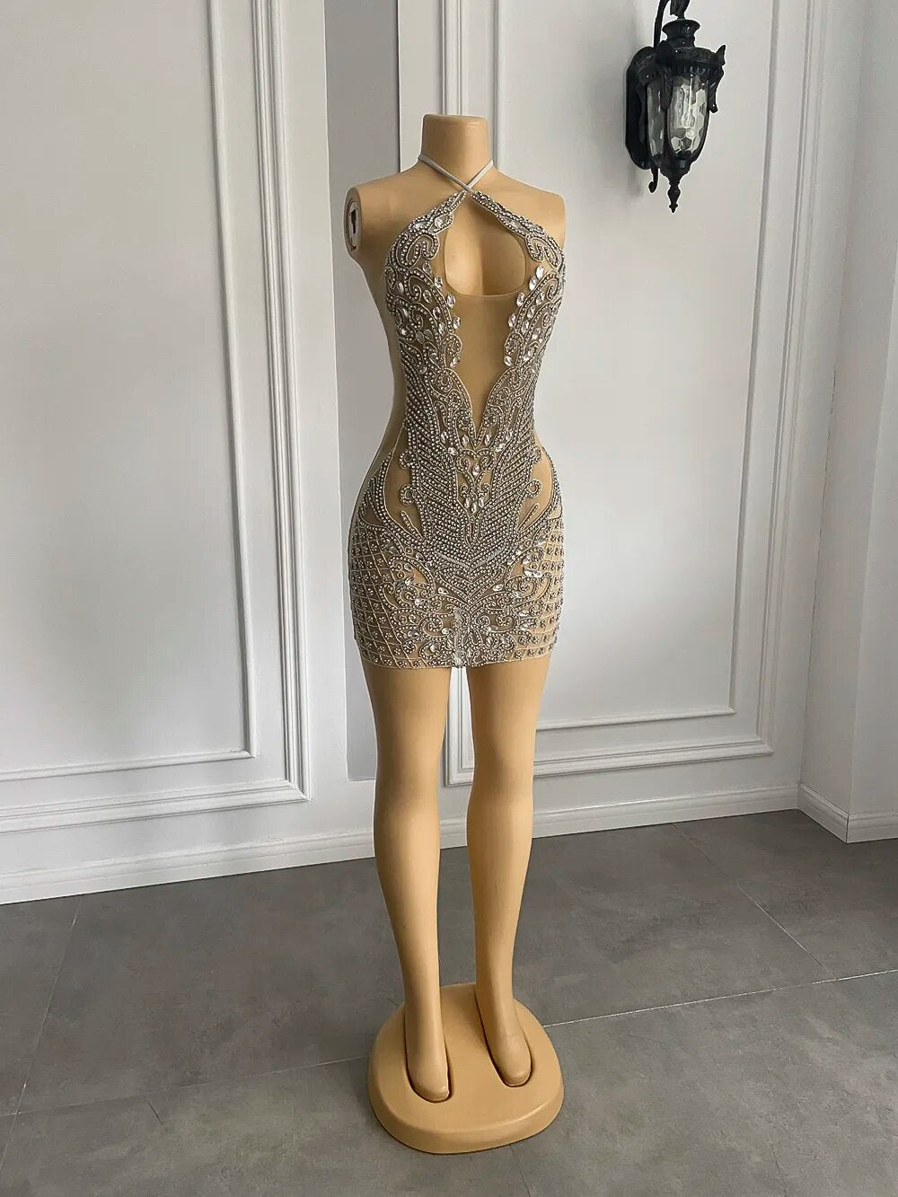 Kelsie Diamond Mini Dress Fashion Closet Clothing