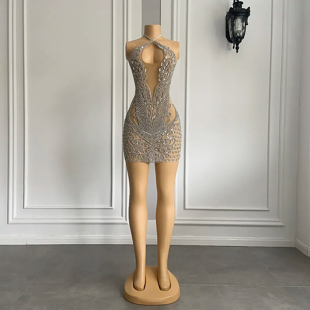 Kelsie Diamond Mini Dress Fashion Closet Clothing