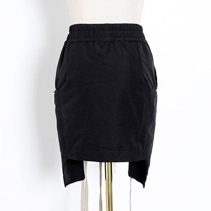 Lace Up Bowknot High Waist Skirt Fashion Closet Clothing