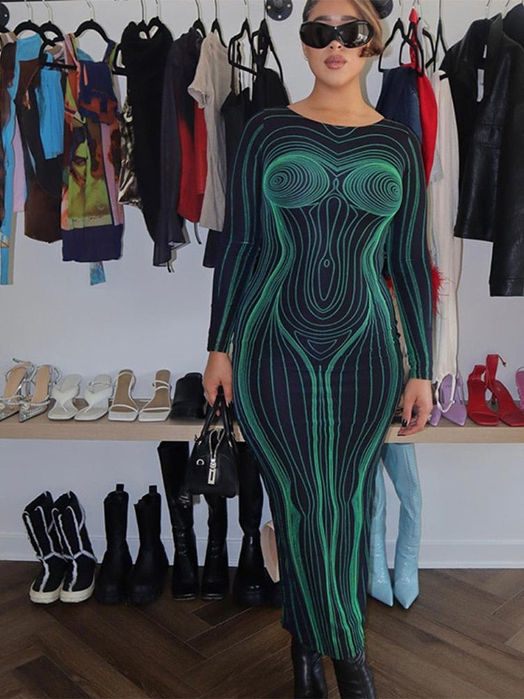 Lauren Bodycon Maxi Dress Fashion Closet Clothing