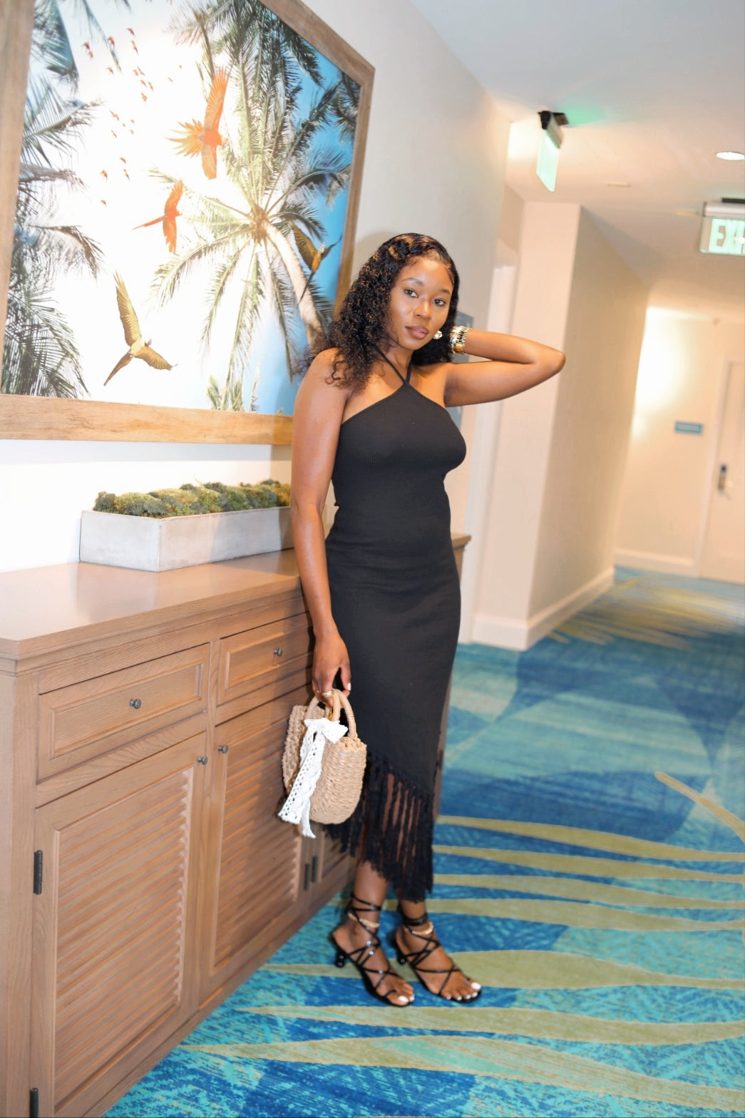 Leslie Fringe Bodycon Dress Leslie Fringe Bodycon Dress