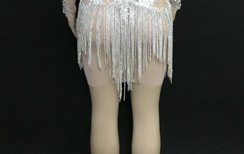 Lia Pearls Mesh Crystal Dress Fashion Closet Clothing