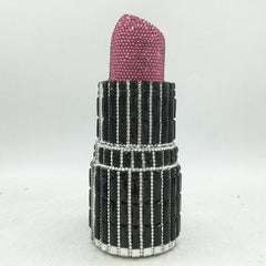 Lipstick Rhinestone Mini Clutch Bag Fashion Closet Clothing