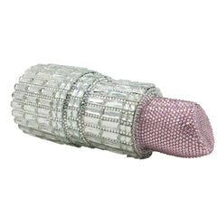 Lipstick Rhinestone Mini Clutch Bag Fashion Closet Clothing