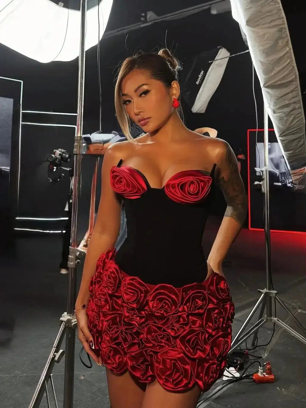 Lizzy Bandage Skirt Set Fashion Closet Clothing