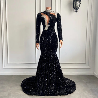 Lori Sequined Maxi Dress Fashion Closet Clothing