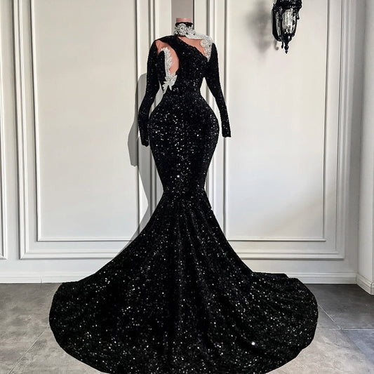 Lori Sequined Maxi Dress Fashion Closet Clothing