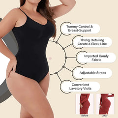 Low Back Shapewear Seamless Bodysuit Fashion Closet Clothing