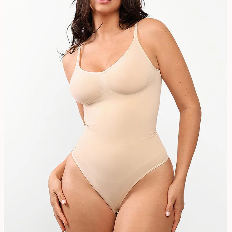 Low Back Shapewear Seamless Bodysuit Fashion Closet Clothing