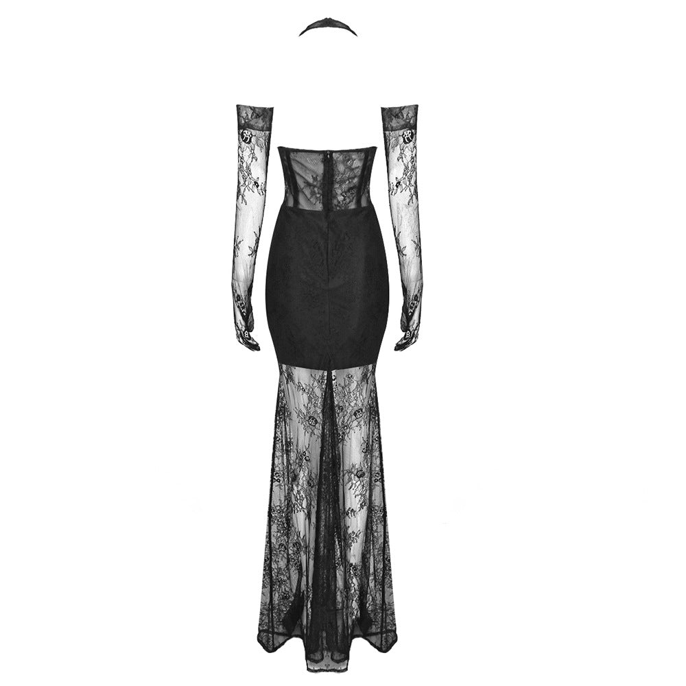 Luna Lace Maxi Dress Fashion Closet Clothing