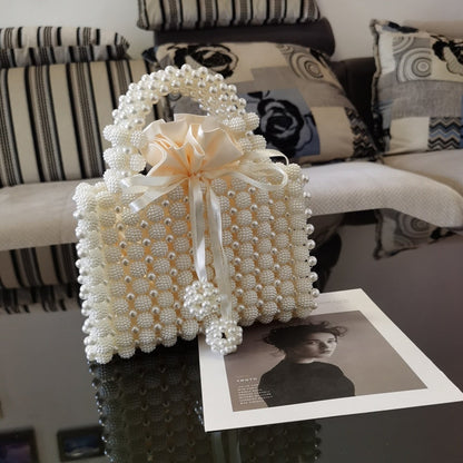 Luxury Beaded Pearl Handbag Fashion Closet Clothing