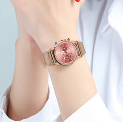 Luxury Dial Band Wrist Watch Fashion Closet Clothing